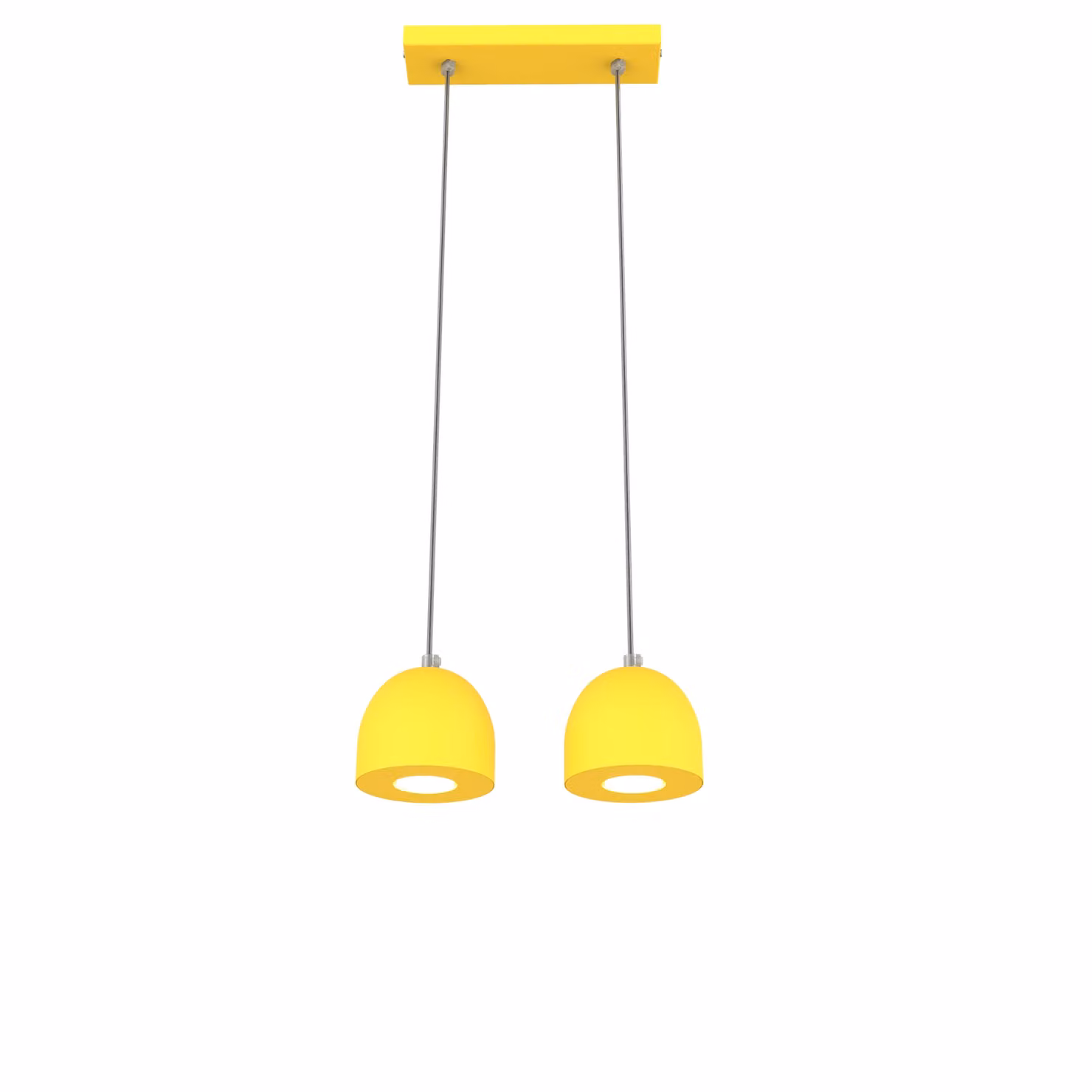 Lampada A Sospensione Campanella Linear X2 Monocolore Opaca
