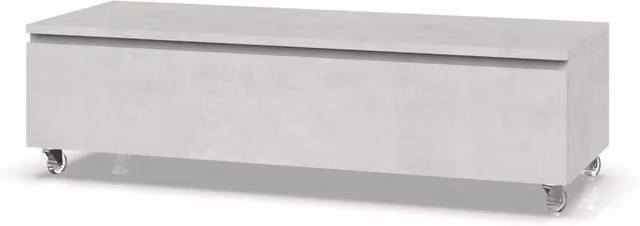 Cassettiera ASTRA L.120 P.45 H.32 cm colore bianco pietra