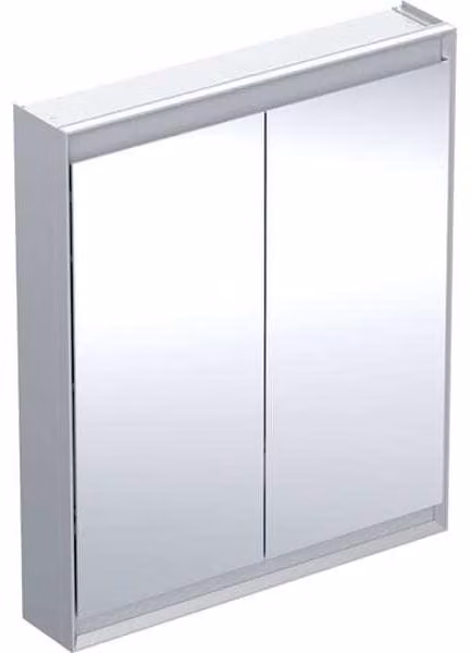 Geberit ONE armoire de toilette avec ComfortLight, 2 portes, montage en saillie, 75x90x15cm, 505.812.00.1, 505.812.00.1