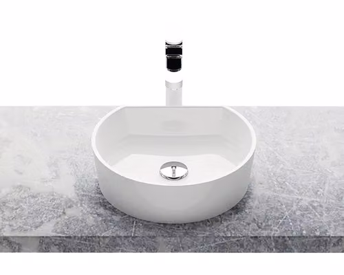Lavabo da appoggio RAVAK MOON in marmo bianco 355 x 120 x 400 mm XJN01300001