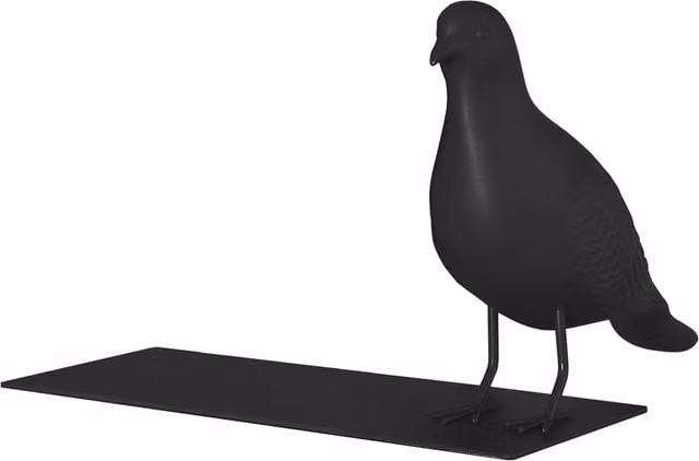 Fermalibro Sturm Milano Nero in Metallo e Plastica per Scrivania