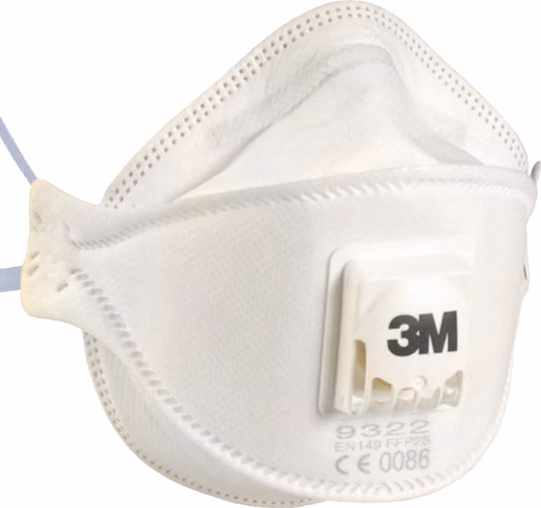 Maschera antipolvere fine 3M Comfort FFP2, confezione da 2 pezzi