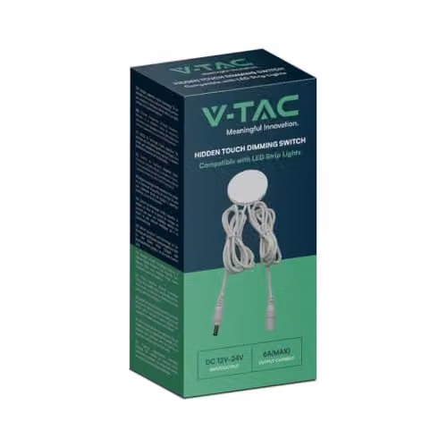 V-TAC Interruttore touch per Strip LED nascosto 24V Colore Bianco
