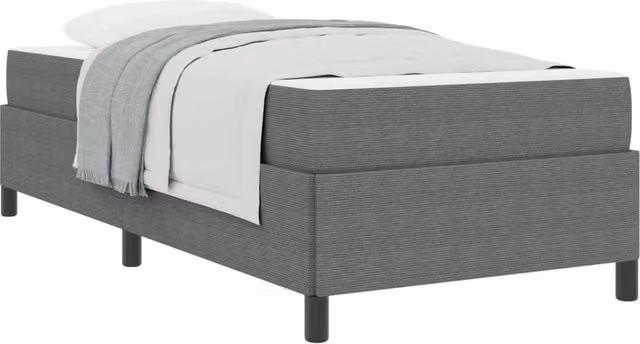Letto singolo | Letto per adulti | Struttura del letto Grigio chiaro 80 x 200 cm Tessuto