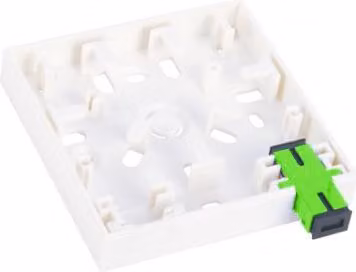 FTTH 2C Wanddose (2xSC simplex / 2xLC duplex) senza adattatore ALANTEC