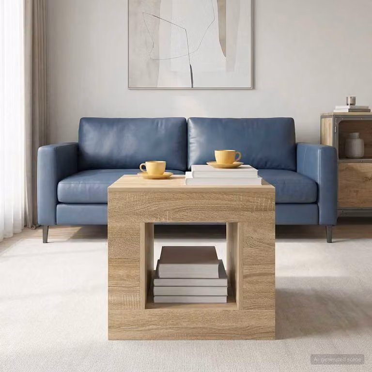 Mobile soggiorno moderno vidaXL in legno e MDF color rovere sonoma