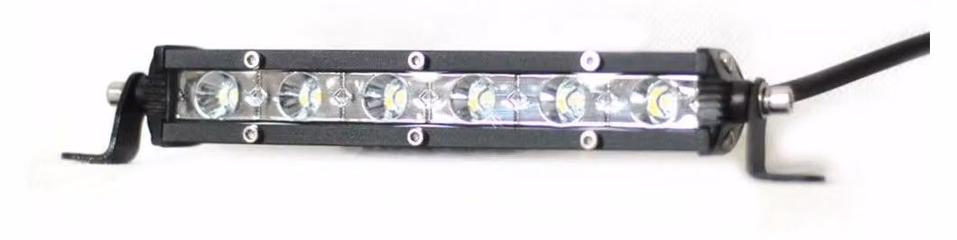 Barra LED Promolink da 18,5 cm ad alta potenza con illuminazione spot direzionale, 18 W, 6 LED, 12 V/24 V — ATV, Jeep, 4x4, fuoristrada,