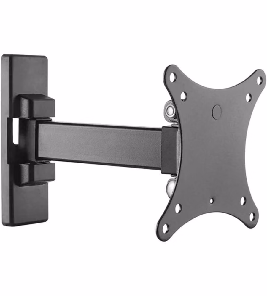 RUGMA Supporto a parete TV 13-28 pollici inclinabile silver max 15 kg