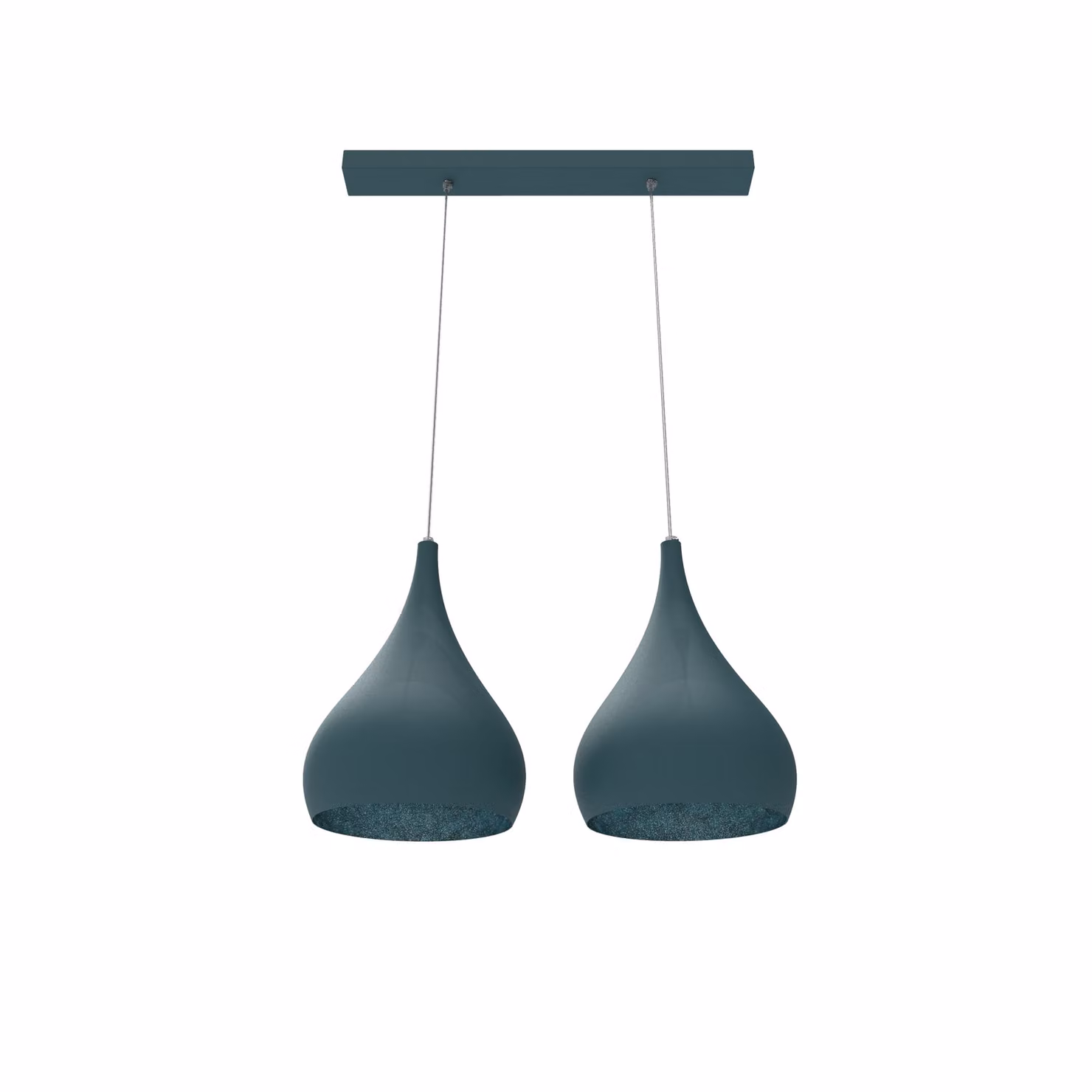 Lampada A Sospensione Calice Lineare X2 Monocolore Opaca