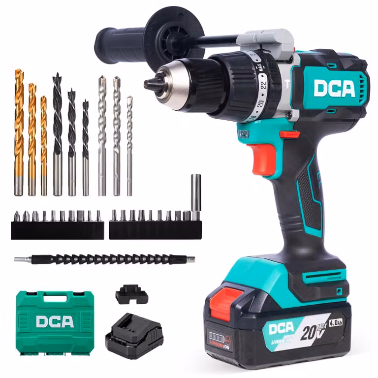 Set di avvitatori a percussione Accu-slagboorschroevendraaierset, 18 V, 120 Nm, motore brushless