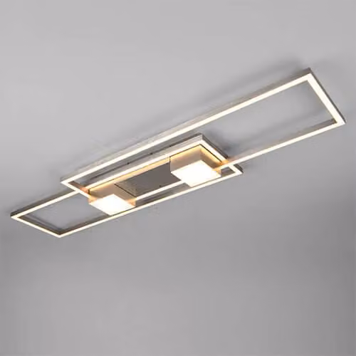 Lampade TRIO Lampada da soffitto ALBANY BHT 100x8x28 cm grigio Lampada da soffitto