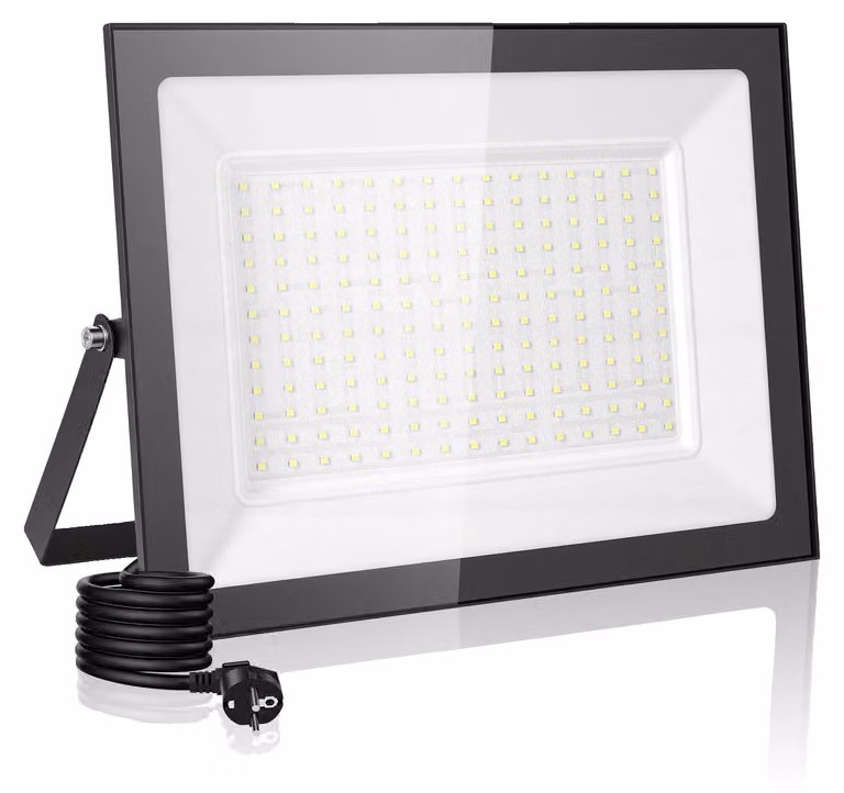 Faretto a LED, impermeabile, ad alta efficienza energetica, 200W, 6500K, confezione da 2 pezzi