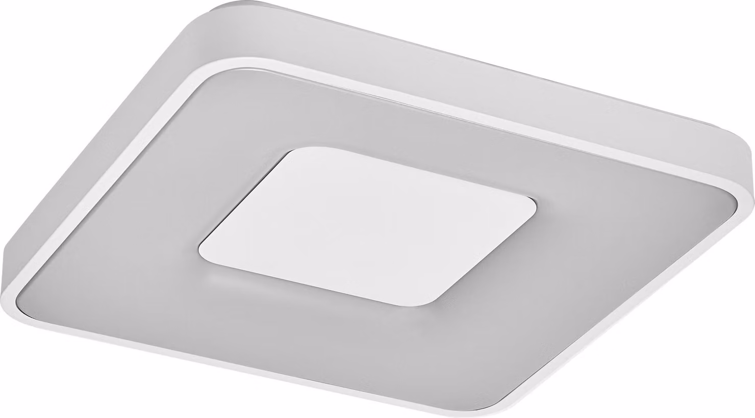 OSRAM Orbis Piana Lampada da soffitto a LED 485 mm, 36 W, 3000 K bianco caldo, Click-DIM, bianco, metallo, IP20
