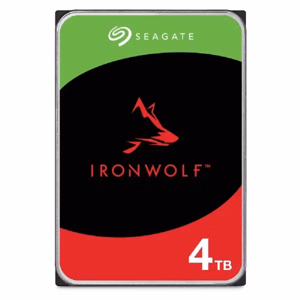 Disco rigido interno Seagate IronWolf ST4000VN006 da 4 TB, 3.5 pollici, SATA III, 5400 giri/min, 256 MB – 2