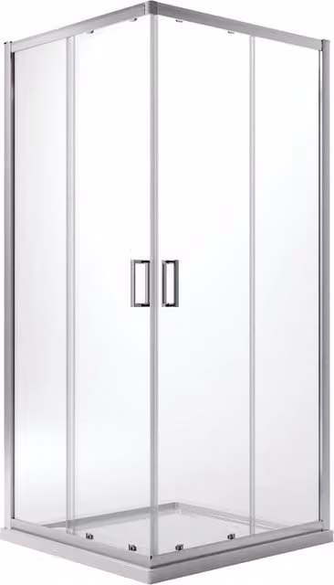 Box Doccia Rettangolare 75x80 H185 Trasparente 6mm mod. Ready