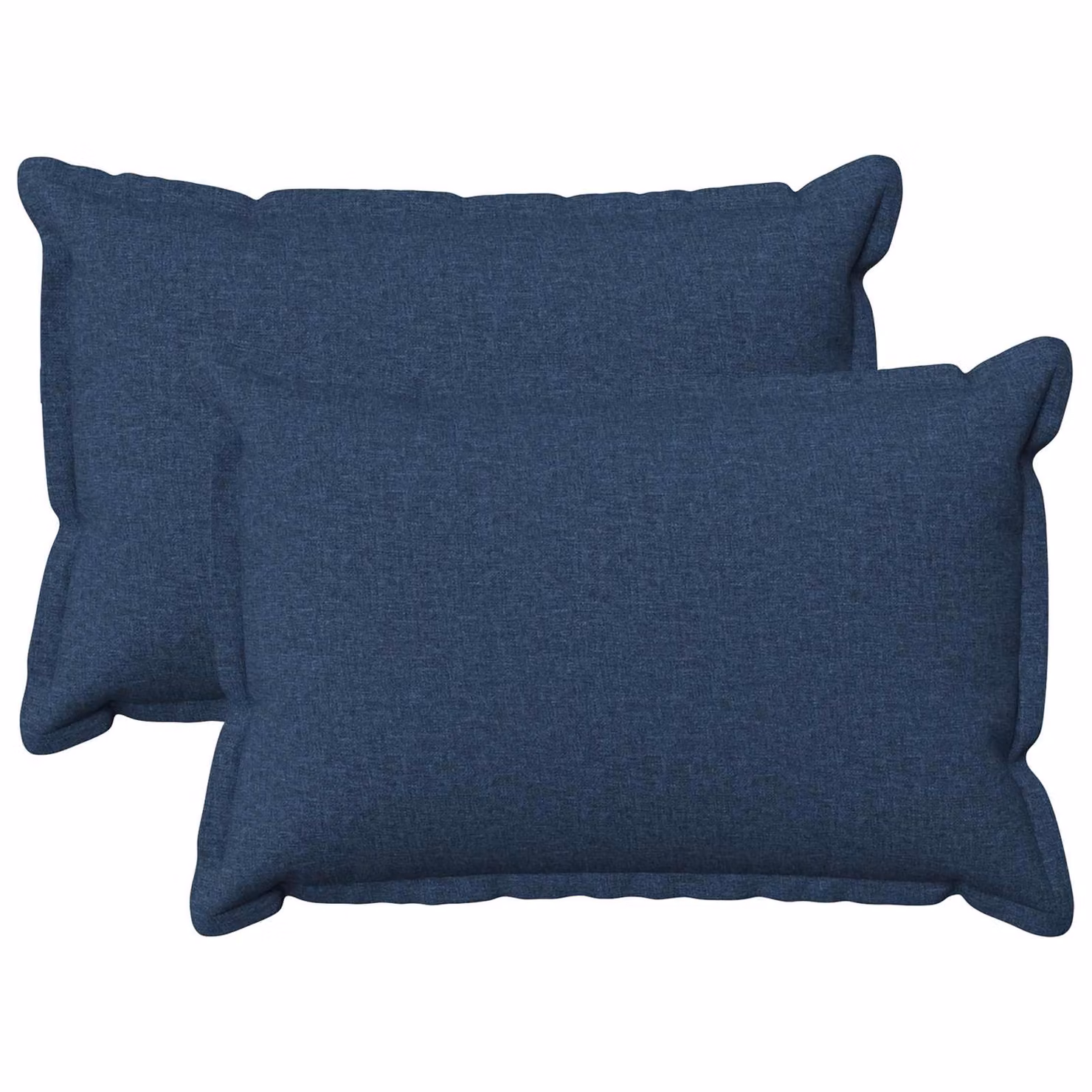 Set di 2 federe vidaXL HOUTEN blu, forma rettangolare, L 50 cm x P 30 cm