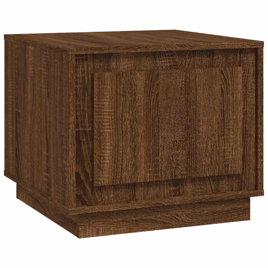 Tavolino da Salotto Rovere Marrone 51x50x44cm Legno Multistrato