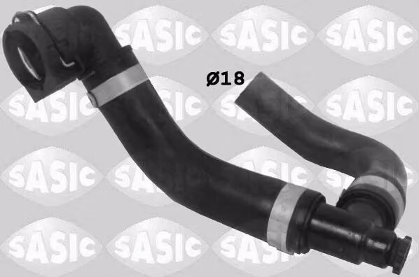 Tubo radiatore SASIC Tubo dell'acqua per FIAT GRANDE PUNTO (199) 3406222