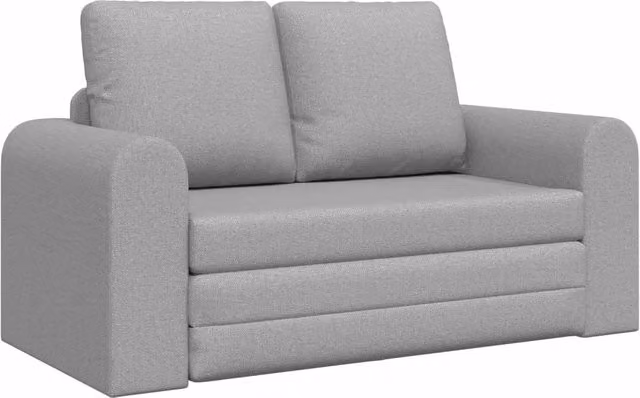 Divano letto | Sof¨¤ letto | Letto singolo Grigio Nuvola 148 x 71 x 83 cm Tessuto