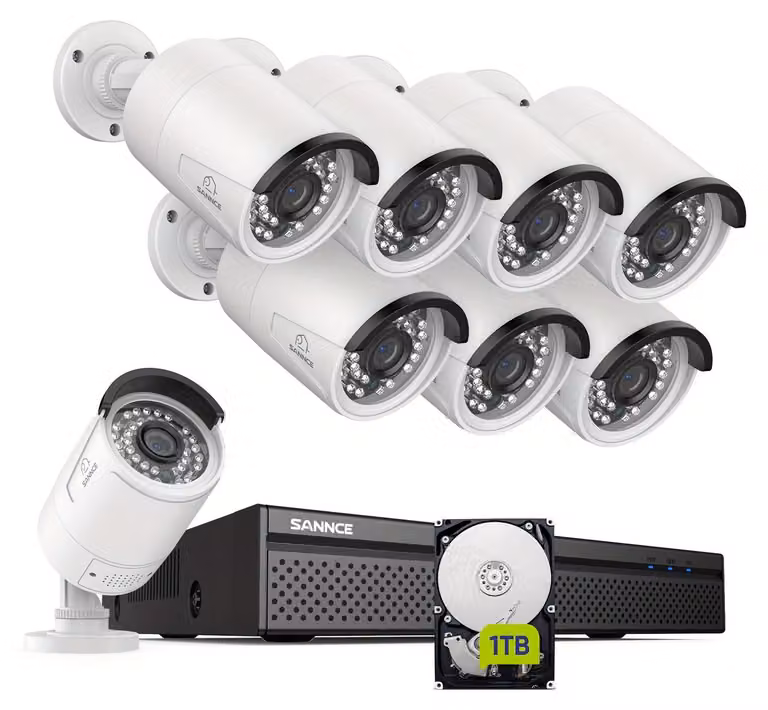Kit di telecamere di sicurezza - Sistema di videosorveglianza - Sistema di sicurezza - Kit di videosorveglianza