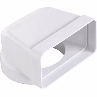Giunto verticale per passaggio da tubo tondo a rettangolare per tubo cappa FIRST D125/150x70 mm