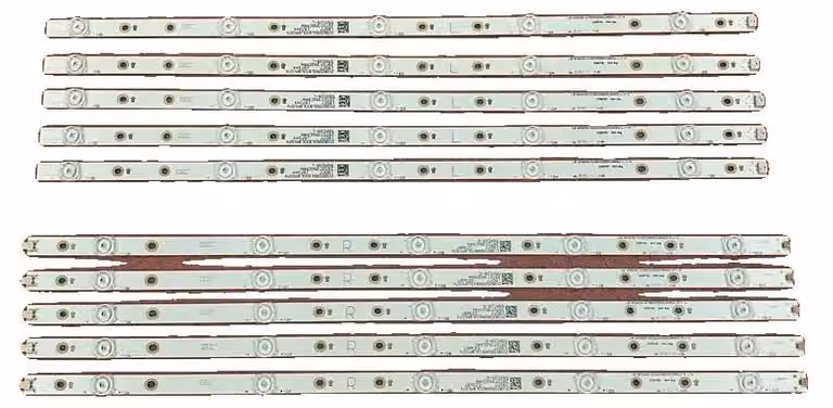 Striscia di retroilluminazione a LED, dimensioni 1080 mm, materiale alluminio, flusso luminoso 60, sorgente luminosa lampade a LED, compatibilità diversi modelli