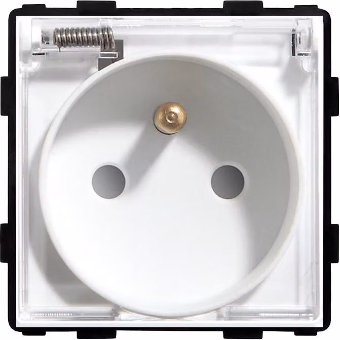 Presa di corrente per il bagno 230V bianco RTX SH