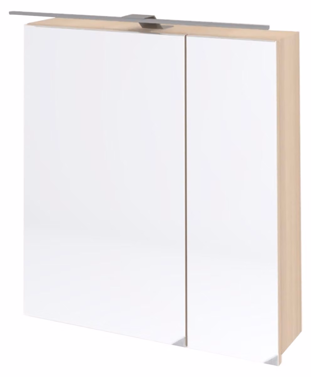 Armadietto a specchio Kolpa OXANA con illuminazione LED, modello TOO 60 ACACIA LIGHT - LED, SW, S