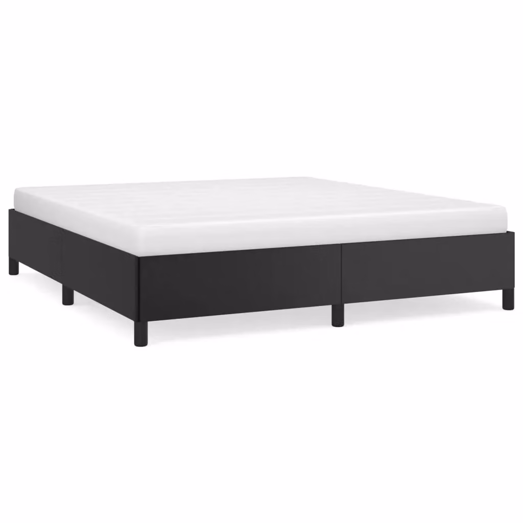 Giroletto vidaXL in similpelle nero per adulti L/P: 160 x 200 cm – 2