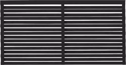 Recinzione anteriore PLUS Osaka 180 x 93 cm nero RAL 9005