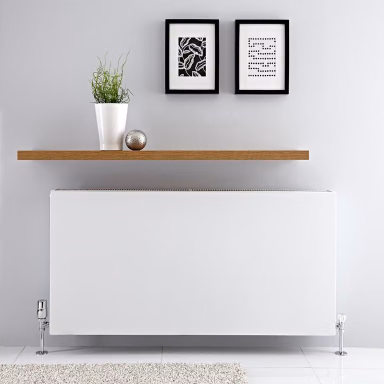Radiatore Orizzontale Bianco a Piastra Radiante Type 22 - 2050W - 600 x 1200mm - Merus