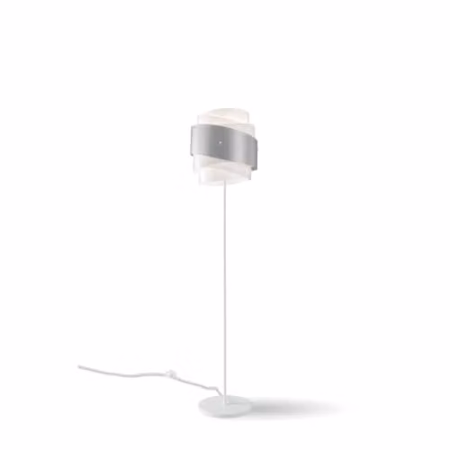 Piantana Moderna Polilux ® Argento E Metallo 1 Luce E27