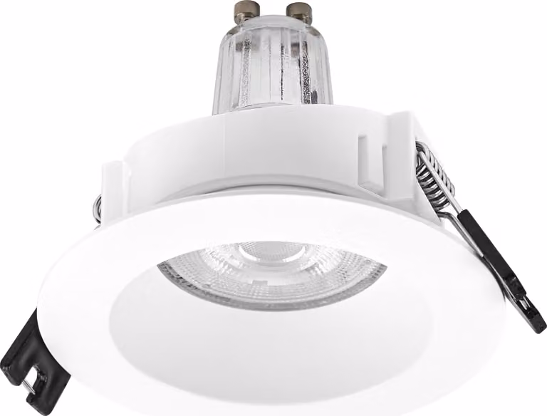 OSRAM Spot Set Faretto da incasso LED GU10 2,6W Bianco 85mm, 200lm 2700K Bianco caldo, CRI≥80, alloggiamento in plastica, set da 5