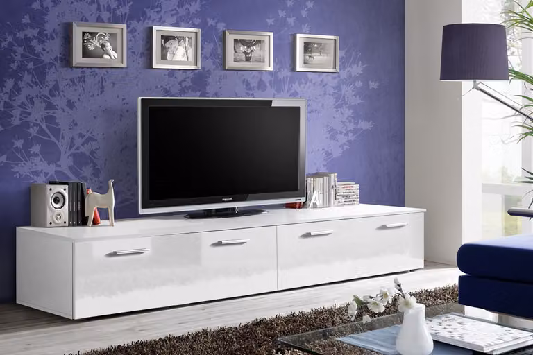 Tavolino per TV DAN - bianco