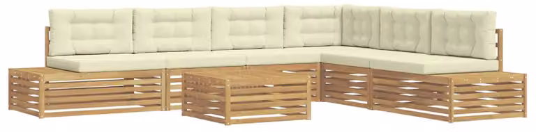 Set di divani da esterno, 8 pezzi
