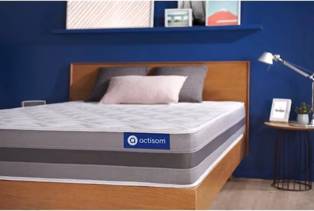 Materasso Actiflex relax 100x200cm - Spessore : 24cm - Molle insacchettate e memory foam - Moderatamente rigido
