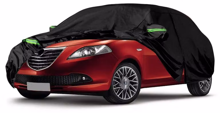Copertura impermeabile e traspirante per auto, compatibile con Lancia Ypsilon 843/846 dal 2003 al 2024, realizzata in tessuto Oxford 300D