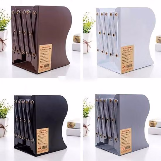 Organizzatore da scrivania in metallo resistente - Portaoggetti da scrivania con lunghezza regolabile da 10 a 50 cm