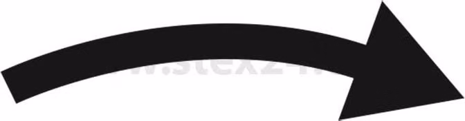 Georg Schlegel Targhetta identificativa Simbolo grafico Movimento rotatorio a destra bianco - 1 pezzo