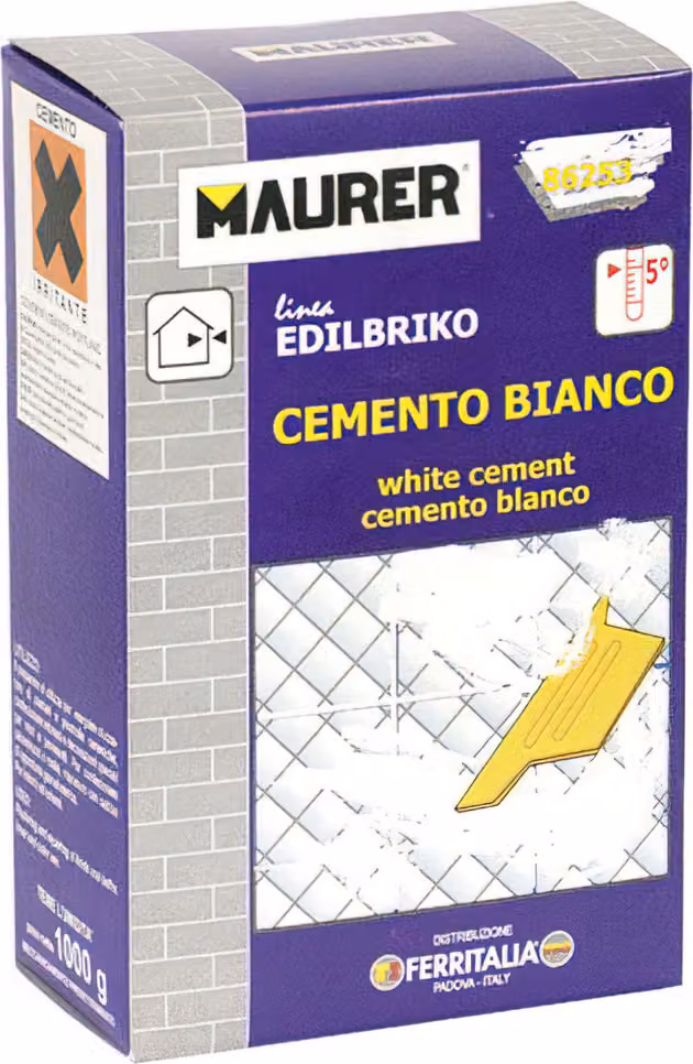 Edil cemento bianco per muratori (confezione da 5 kg)