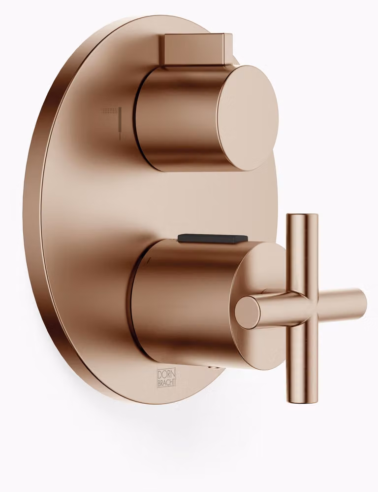 Thermostat encastré TARA de Dornbracht avec régulation de débit à deux voies, 36426892-42, 36426892-42