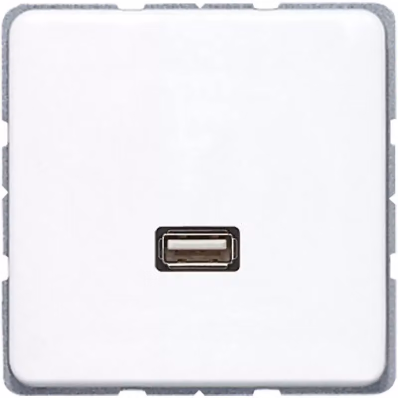 Jung MACD1122WW Sistema di collegamento multimediale, bianco alpino