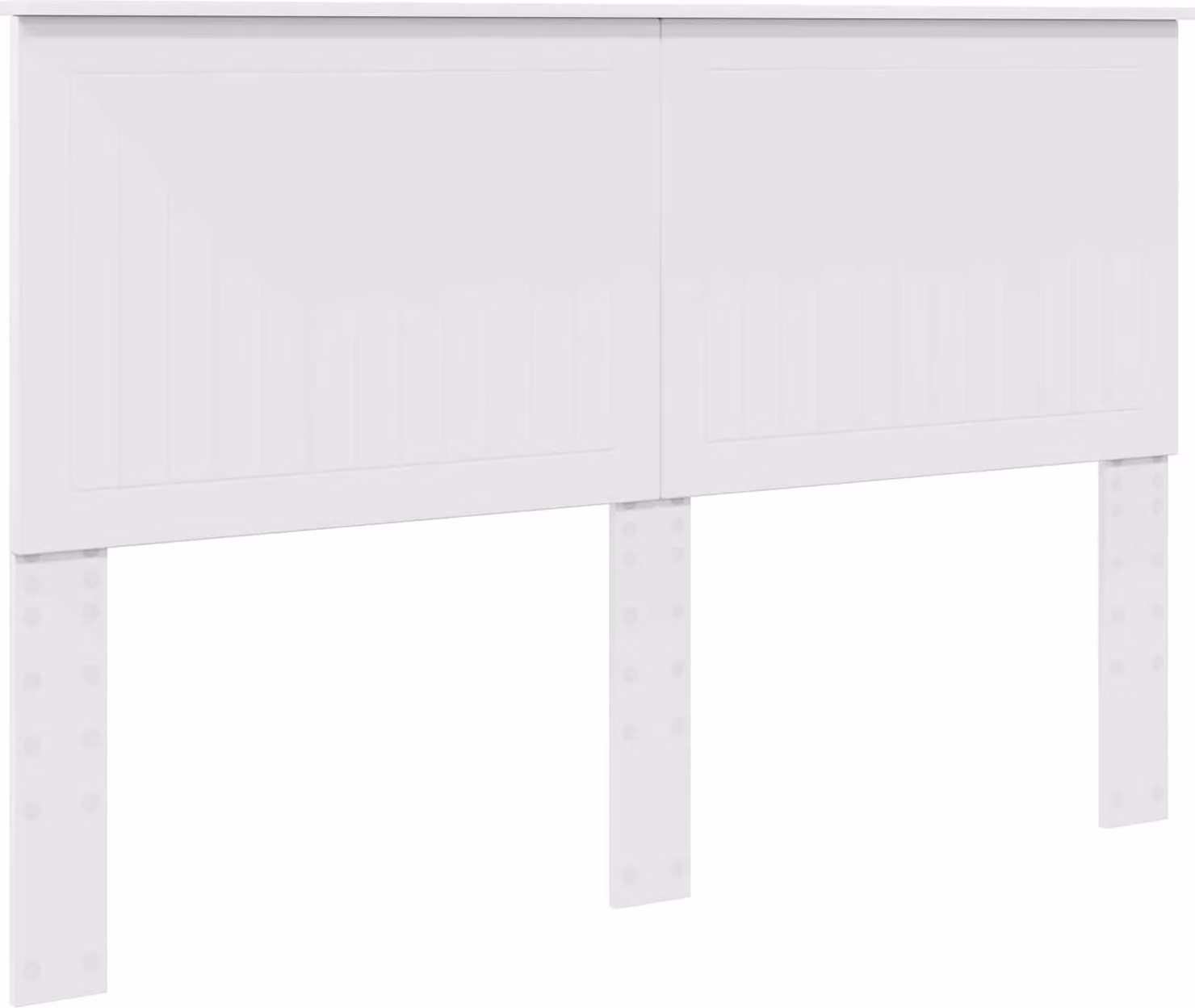 Testiera con testiera Bianco 150 cm Legno multistrato