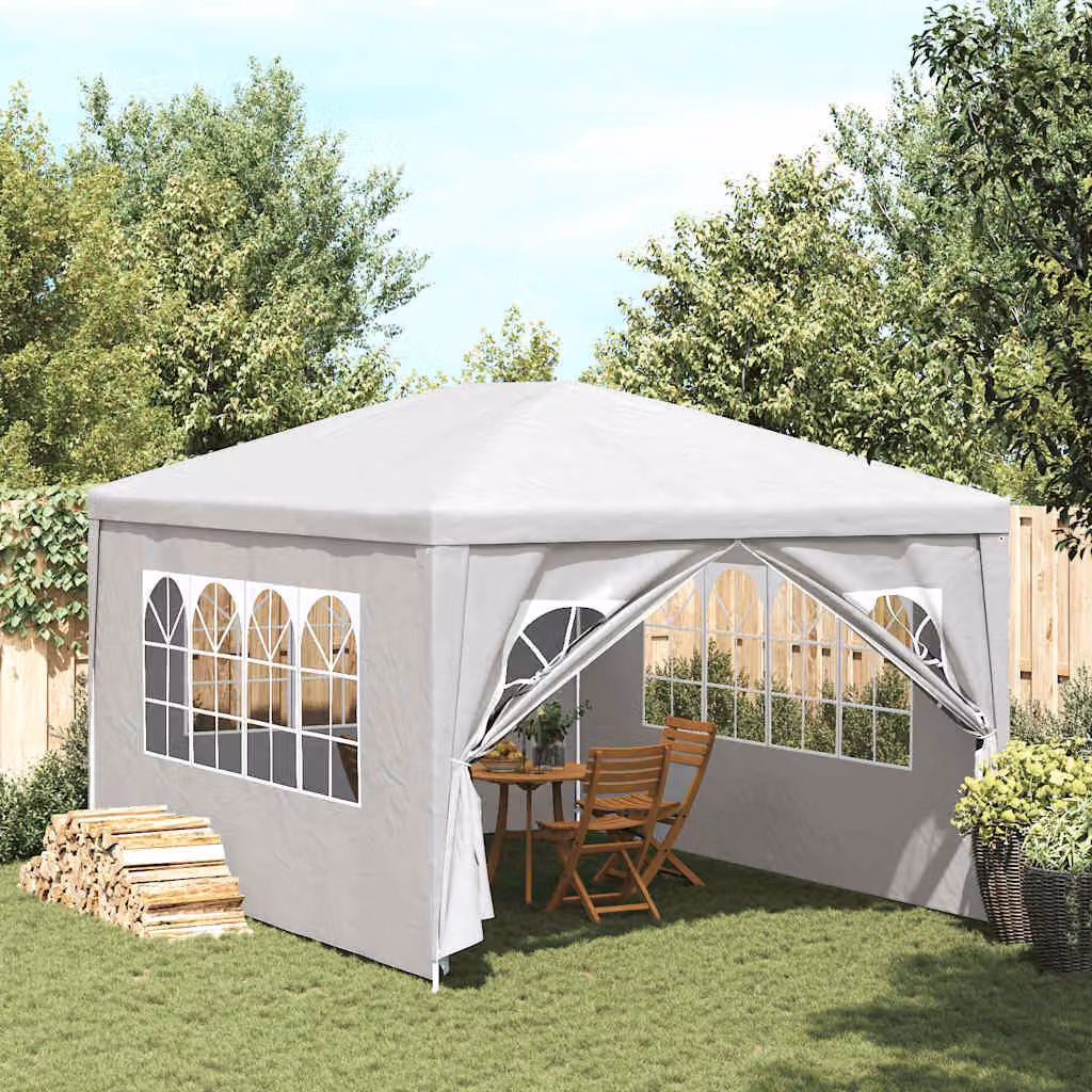 vidaXL Tenda per Feste 3x4 m Bianca