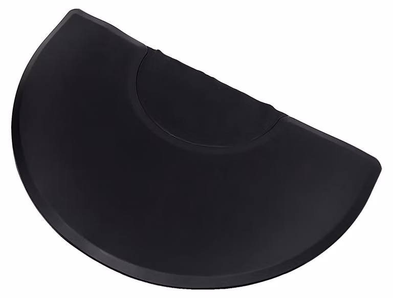 Tappetino per parrucchieri, impermeabile, antistancante, colore nero