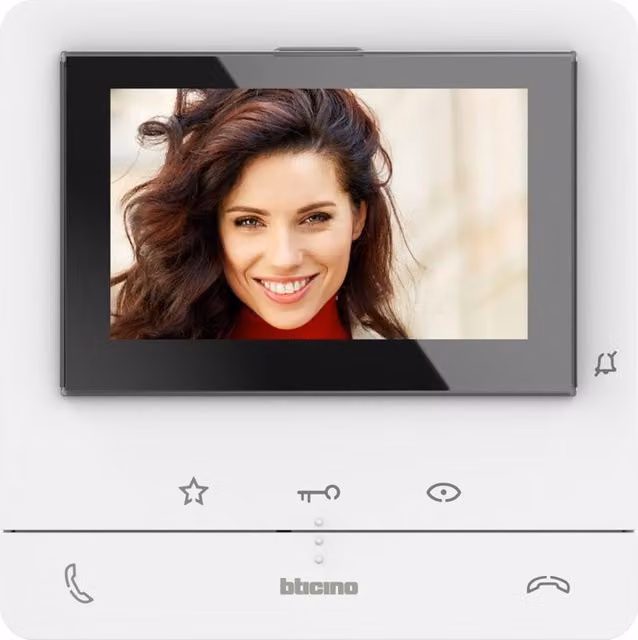 Videocitofono Bticino Classe 100V16B tecnologia a 2 fili bianco