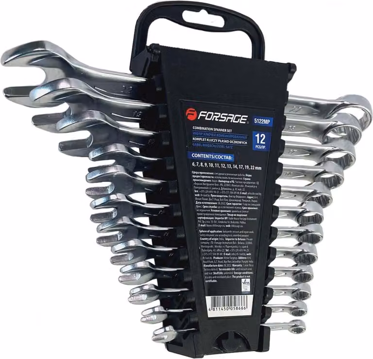 Set di chiavi combinate 6-22 mm, 12 pezzi