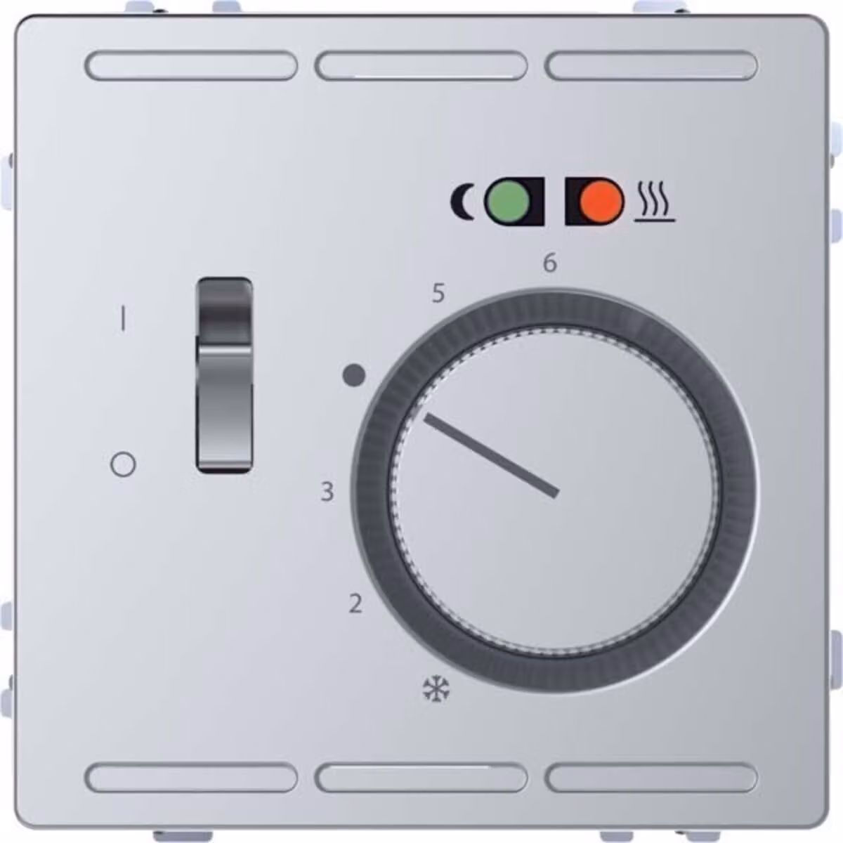 MERTEN MEG5764-6036 Regolatore di temperatura a pavimento 230 V in acciaio inossidabile, design di sistema