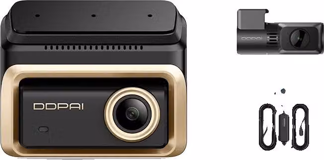 Dashcam, doppia telecamera 4K, GPS e monitoraggio parcheggio, 2 canali n Hw, nessuna scheda SD