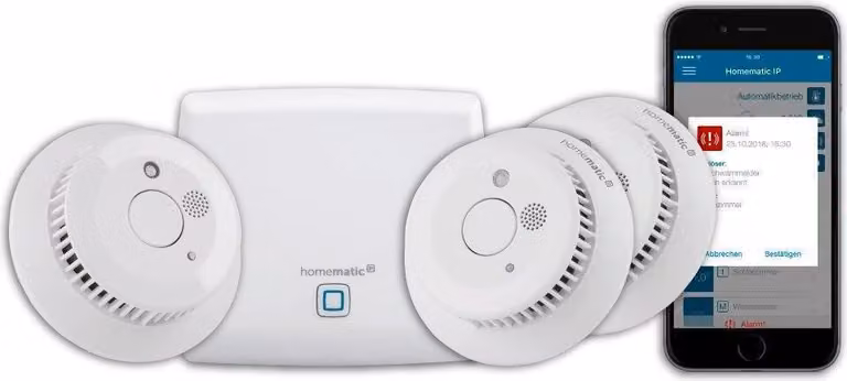 Rivelatore di fumo Homematic IP Starter Set | eQ-3 | HmIP-SK4